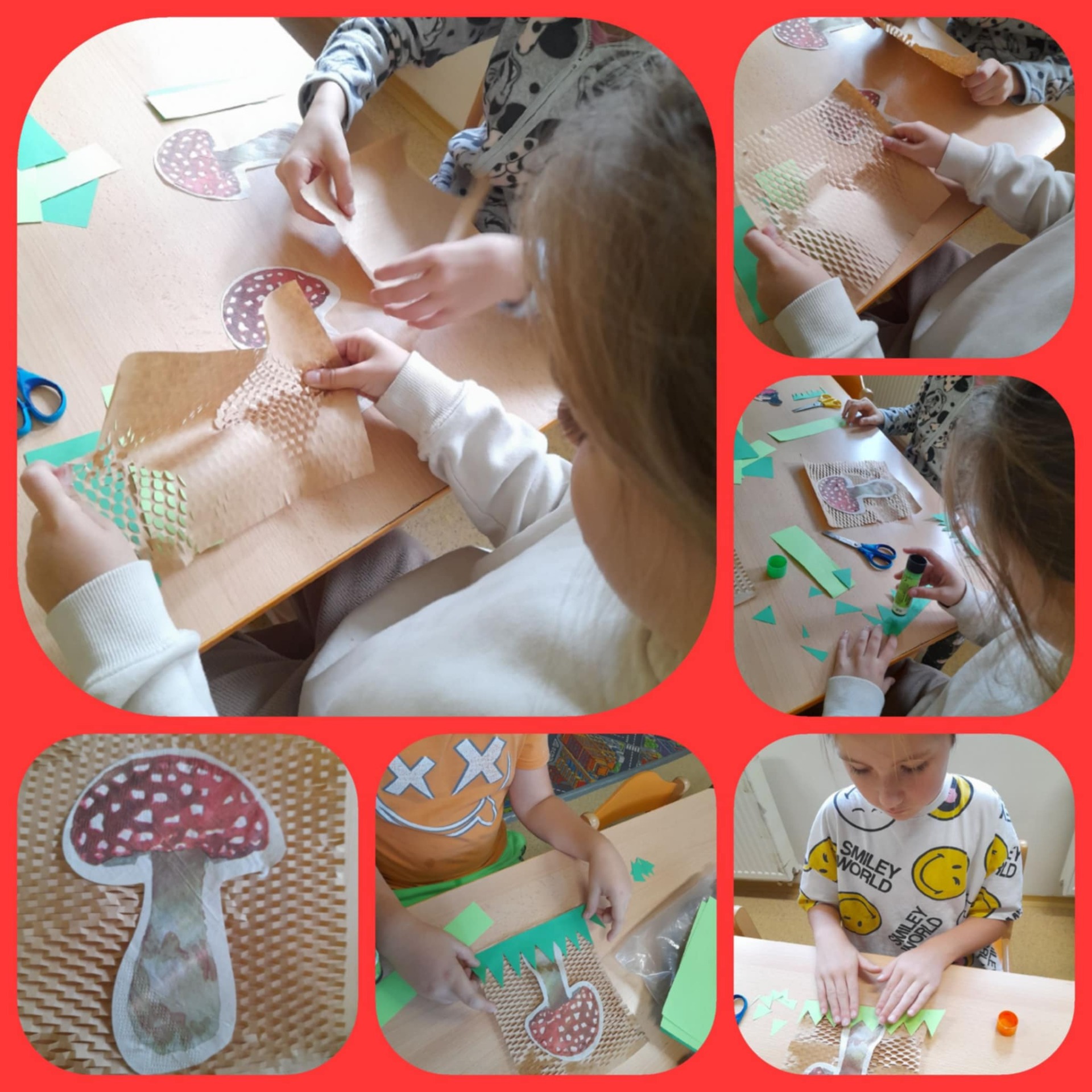 papír, který se roztahuje...