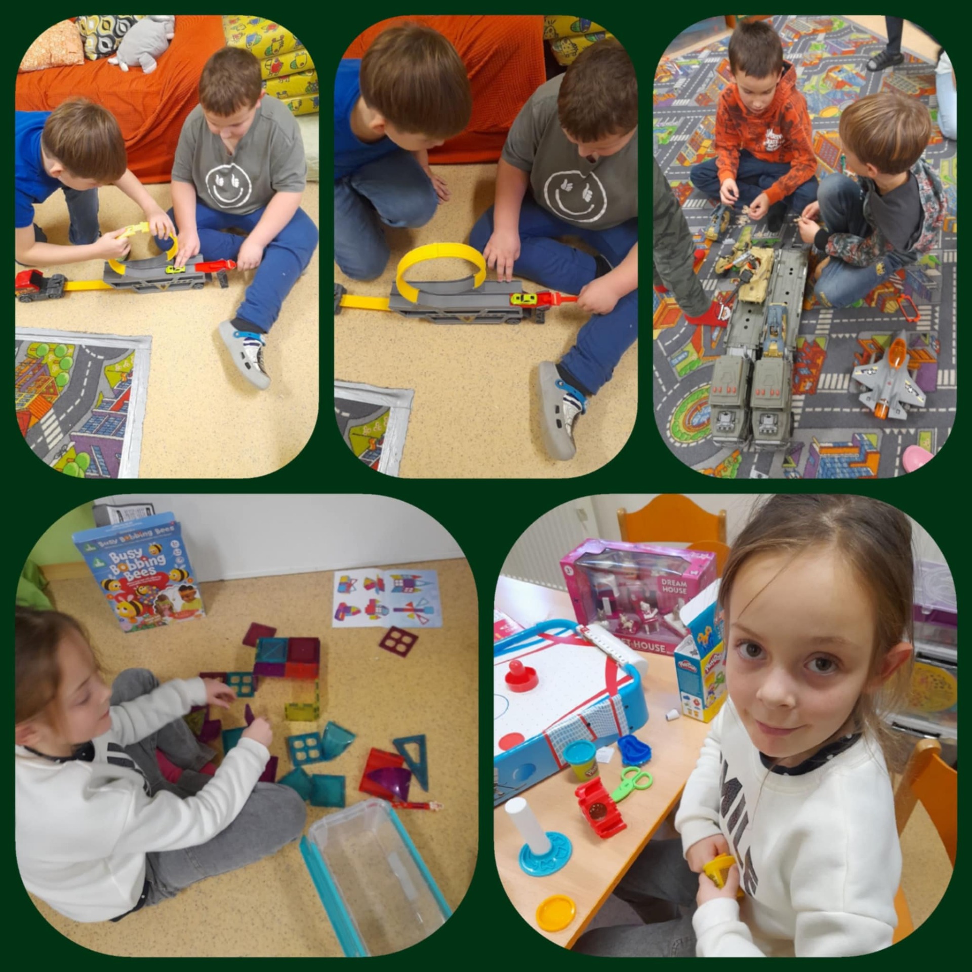 autíčka, stavebnice, modelovací sady....super